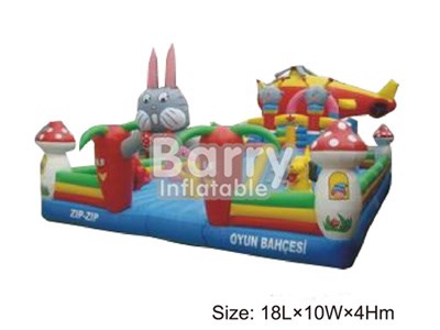 Party Rabbit Inflatable Playgrounds Indoor Fun ,Kids Amusement Park BY-IP-009